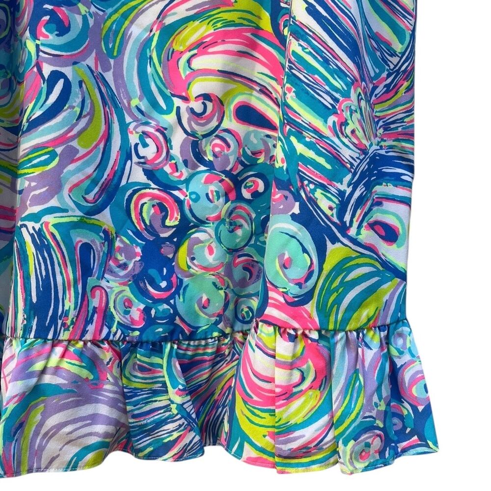 NEW Lilly Pulitzer Zanna Silk Dress Multi Gillty Pleasure Adjust Straps Women XS - Picture 3 of 9